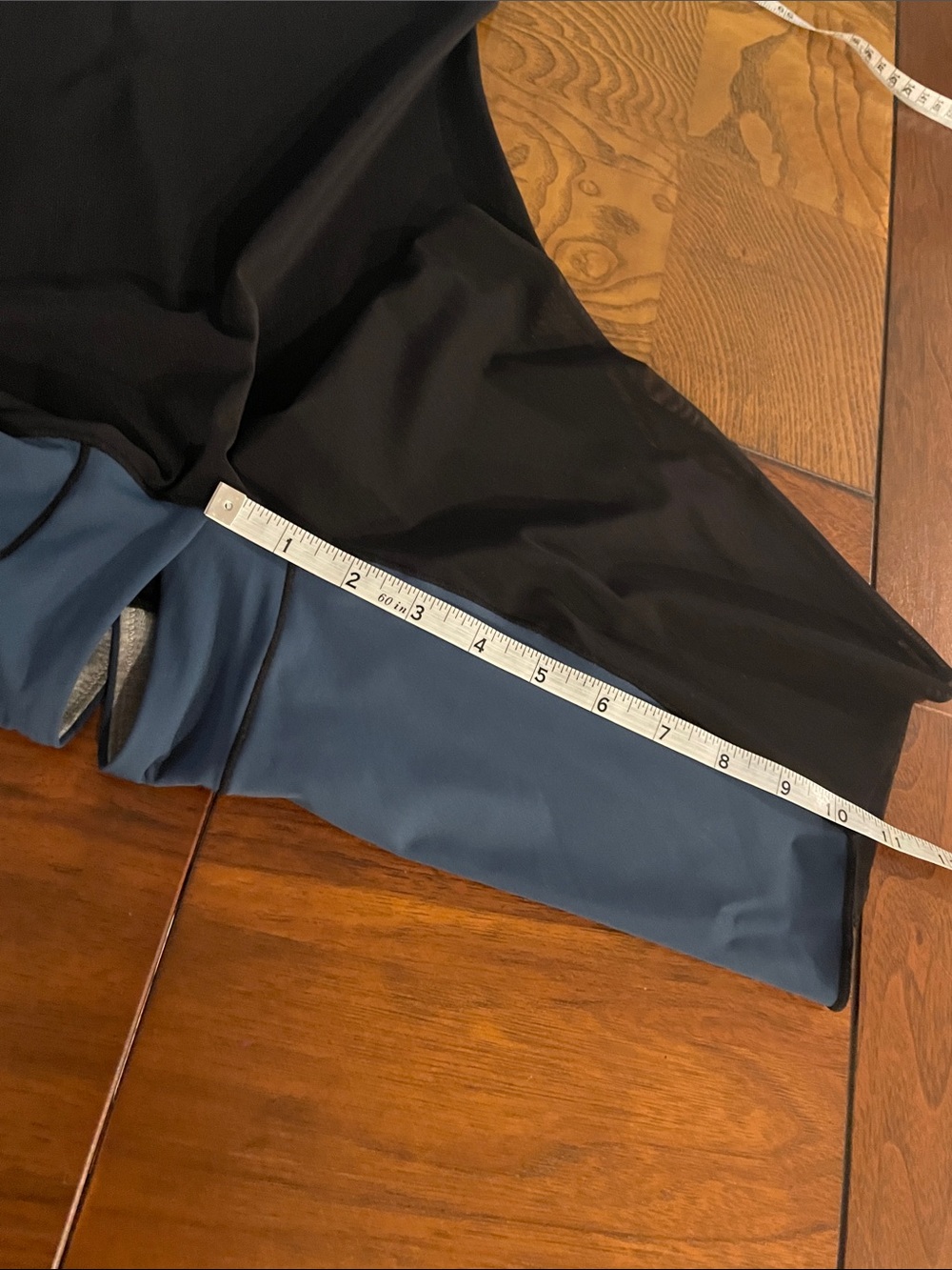 HALARA Slate Blue Cowl Neck Maxi Dress w/ shaping shorts D8 - Picture 9 of 10
